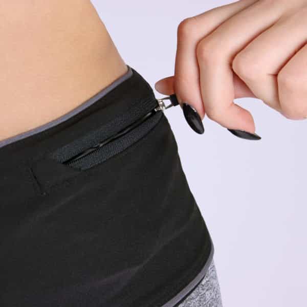 Formbelt black zipper reißverschluss